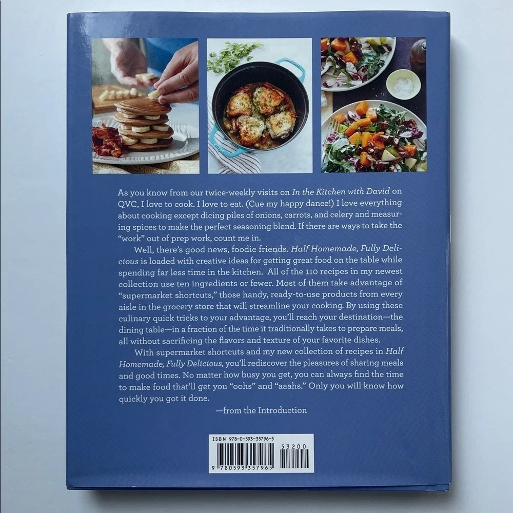 In the Kitchen with David‎ Half Homemade, Fully Delicious Cookbook Book